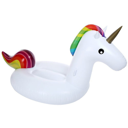 200CM Unicorn Swimming Float Inflatable Swimming Pool Float Tube Raft Kid Swimming Ring Summer Water Toy