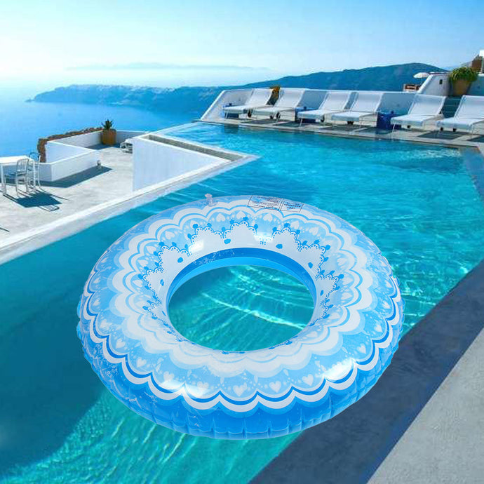 2017 Good Quality Summer Inflatable Swimming Ring Adult And Kids Children Swimming Pool Seaside Swim Train Float Circle #EW