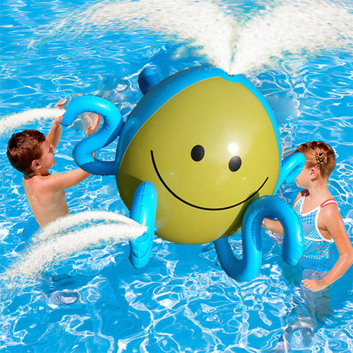 Abbyfrank Octopus Inflatable Water Polo Interactive Toys Swim Pool Float Ball Summer Beach Outdoor Toys Fun Toys For Kids Adult