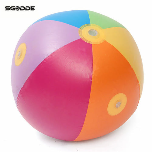 Children's Summer Outdor Water Sports Inflatable Spray Water Ball Swimming Beach Pool Play The Lawn Balls Playing Smash It Toys