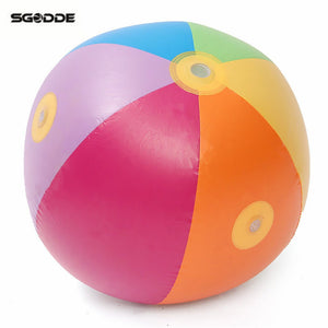 Children's Summer Outdor Water Sports Inflatable Spray Water Ball Swimming Beach Pool Play The Lawn Balls Playing Smash It Toys