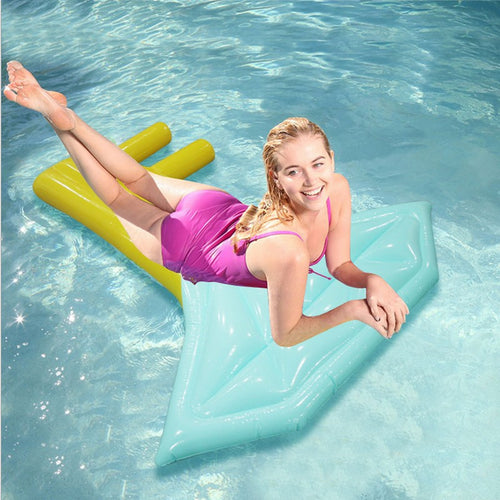 210x150CM Inflatable Donut Pool Float Diamond Key Shape Floating Mat Beach Swim Seat Bed Pool Float Swimming Ring Pool Toys
