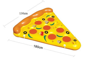 DMAR Inflatable Pizza Giant Pool Float Mattress 180CM 5.9' Swimming Ring Circle Beach Bed Sunbathe Mat Water Party Toys