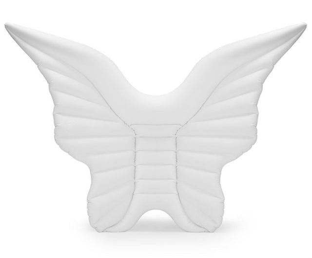 2017 New Pool Inflatable Wings Floating Row PVC Inflatable Angel Wings Water Bed Pool Toy Swimming Ring Air Mattress Floating