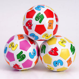 12CM Kids Fun Balls Toy Colorful Number Design Small Soft Plush Ball Beach Balls Baby Toddler Playset Toy High Quality P15